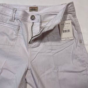 Free People Flare Jeans Size 29 Optic White BOHO Y2K NWT